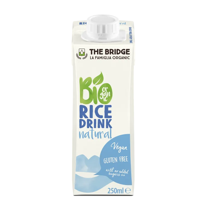 Lapte vegetal bio de orez, 1l, The Bridge
