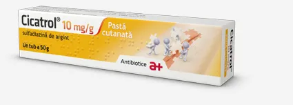 Pasta cutanata Cicatrol 10mg, 50 g, Antibiotice