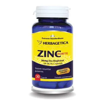 Zinc Forte, 30 capsule, Herbageticac