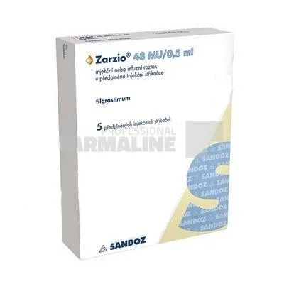 ZARZIO 48MU/0,5ml x 1 SOL. INJ. /PERF. IN SERINGA PR 96MU/ml SANDOZ GMBH