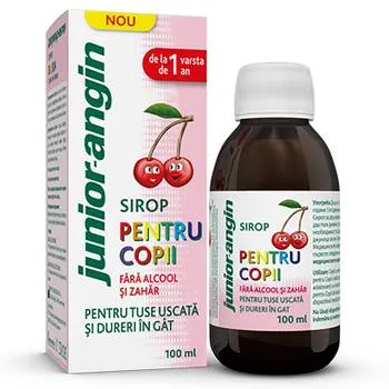 Sirop pentru copii - Junior Angin, 100ml, Klosterfrau