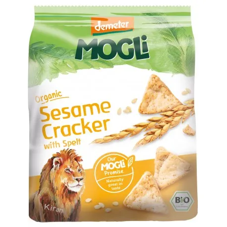 Mogli Crackers sarati cu susan, 80 g