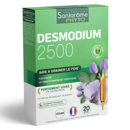 Desmodium 2500 Phyto, 20 fiole x 10 ml, Santarome