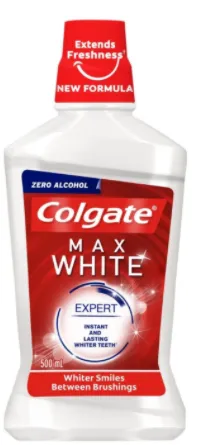 COLGATE Apa de gura Max White 2 x 500ml