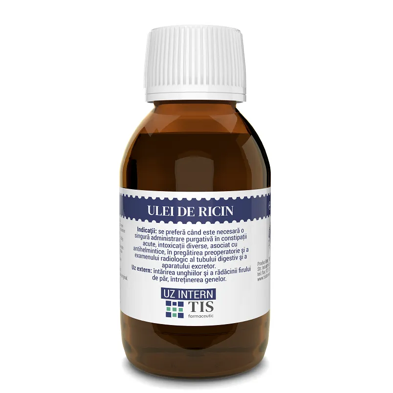 Ulei de Ricin, 100 ml, Tis Farmaceutic