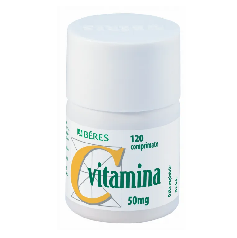 Vitamina C 50 mg, 120 comprimate, Beres