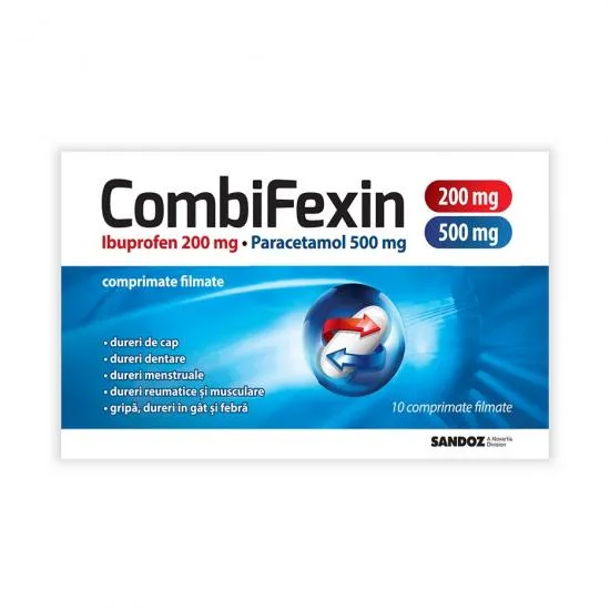 Combifexin 200mg/500mg x 10 comprimate
