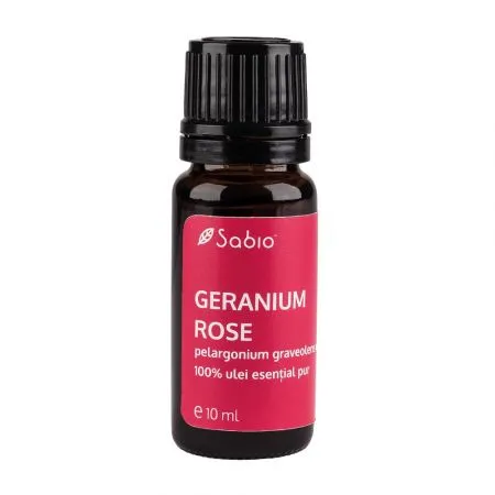 Ulei esential de geraniu, 10ml, Sabio