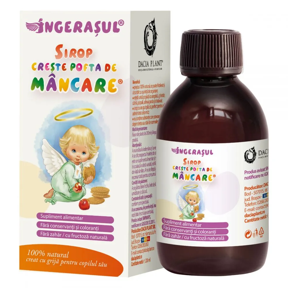 Ingerasul Sirop Pofta Mancare 200ml