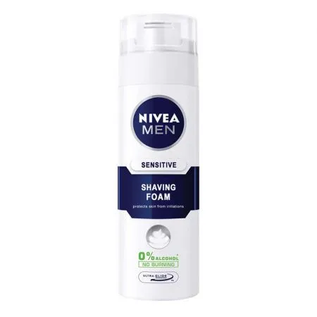 Spuma de ras pentru ten sensibil, 200 ml, Nivea