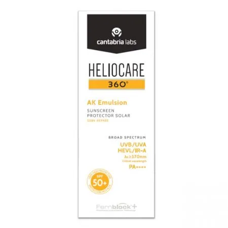 Emulsie AK cu SPF 50 pentru protectie solara Heliocare 360, 50 ml, Cantabria Labs