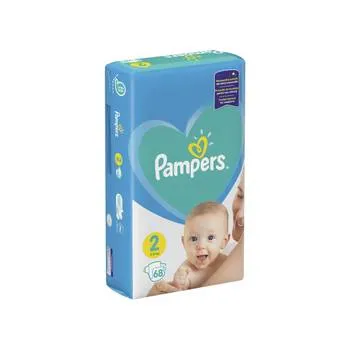 Scutece pentru copii Active Baby, Marimea 2, 4-8kg, 68 bucati, Pampers