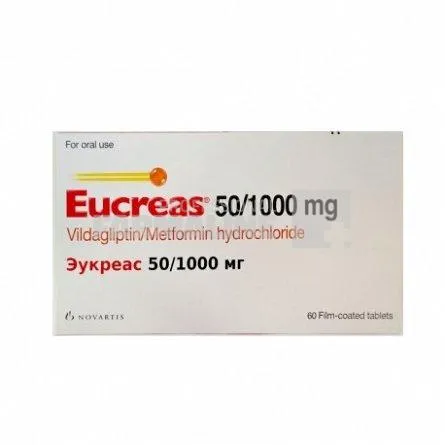 EUCREAS 50mg/1000mg X 60 cpr. filmate