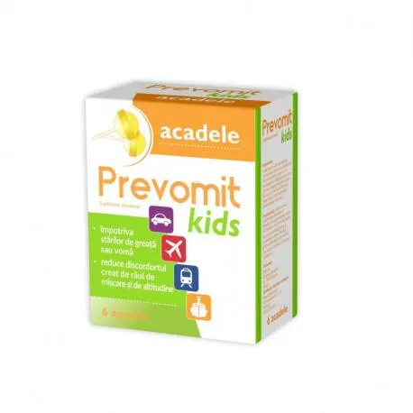 Prevomit kids, 6 acadele