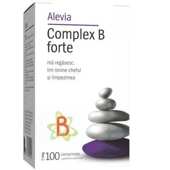 Complex B Forte, 100 comprimate, Alevia