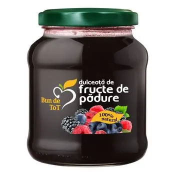 Dulceata din fructe de padure, 360 g, Dacia Plant