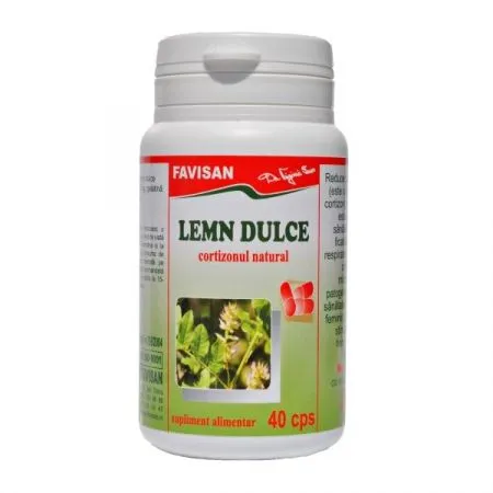 Lemn Dulce, 40 capsule, Favisan