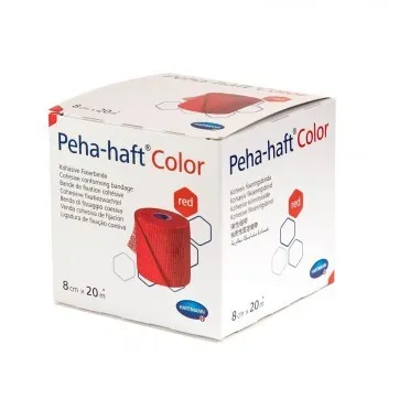 HARTMANN PEHA-HAFT BANDAJ ELASTIC AUTOADEZIV RED 8CM X 20M