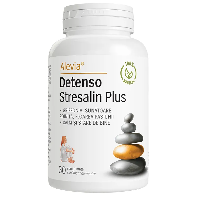 Alevia Detenso Stresalin Plus 30 comprimate