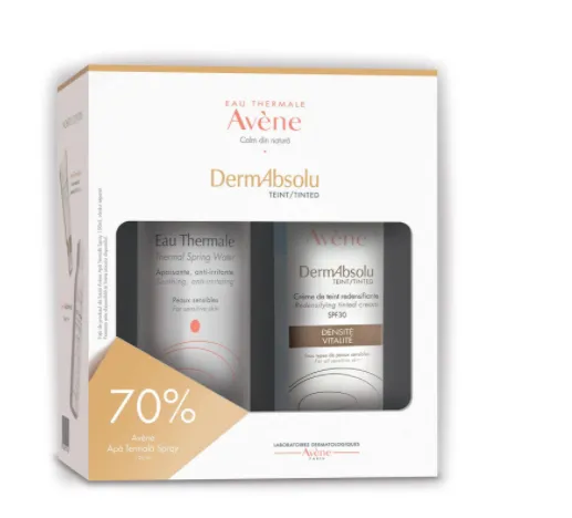 AVENE DermAbsolu Crema Remodelanta Pigmentata SPF30 x 40ml+Apa Termala spray x 150ml