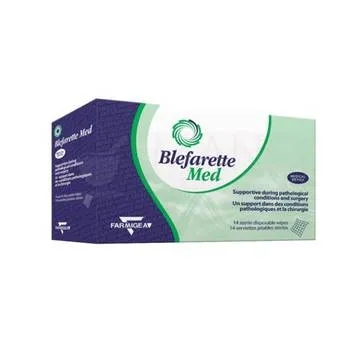 Blefarette Med servetele oculare sterile, 14 bucati, Farmigea