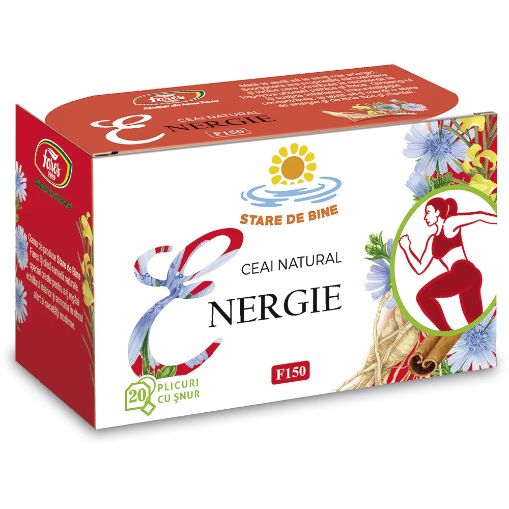 Ceai Energie, 20 plicuri, Fares