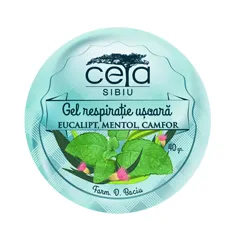 Gel respiratie usoara cu extracte de eucalipt, mentol si camfor 40 g