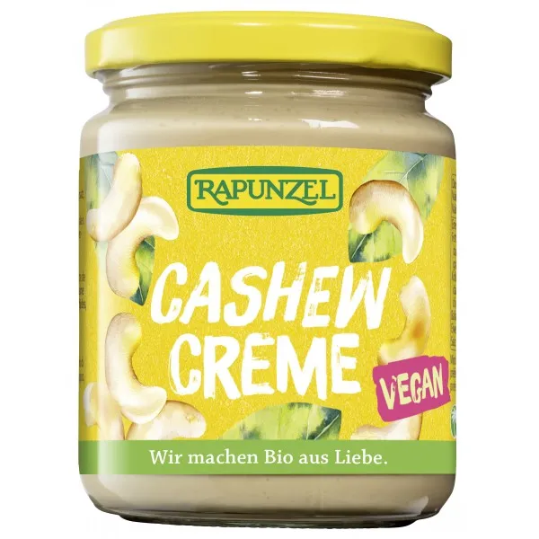 Crema de caju vegana, 250g, Rapunzel