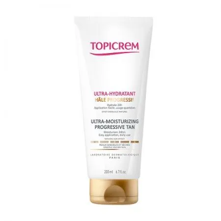 Crema Ultra hidratanta autobronzanta Topicrem, 200 ml, NIGY