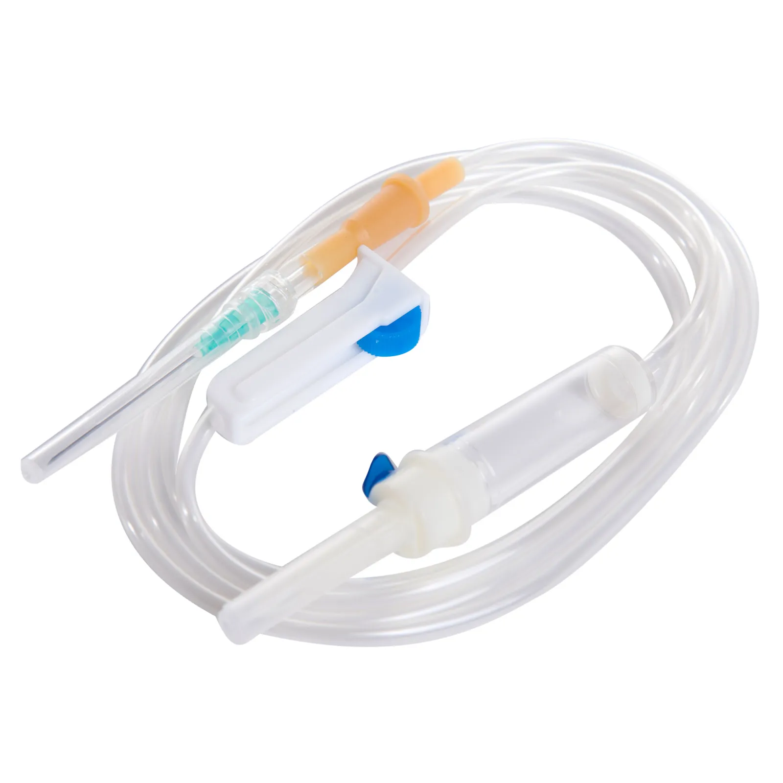 Narcis Set Perfuzie cu Ac de Plastic + Luer Lock+Ac Supilm.