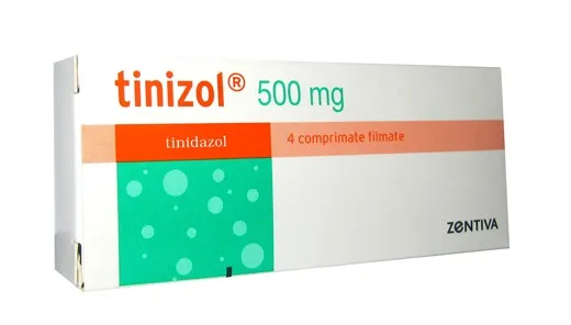 TINIZOL R 500 mg J01XD02 x 4 COMPR. FILM. 500mg ZENTIVA S.A.