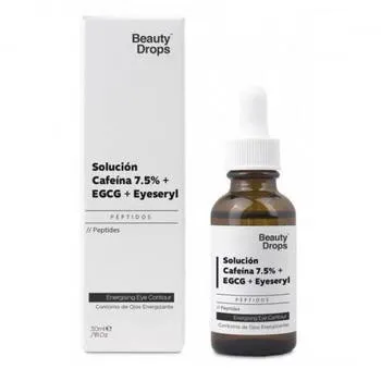 Solutie de cafeina 7.5% + EGCG + Eyeseryl, 30ml, Beauty Drops