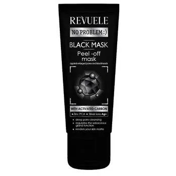 Masca pentru puncte negre cu carbon activ No problem, 80ml, Revuele