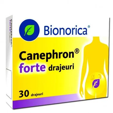 Canephron Forte, 30 drajeuri, tratament probleme urinare