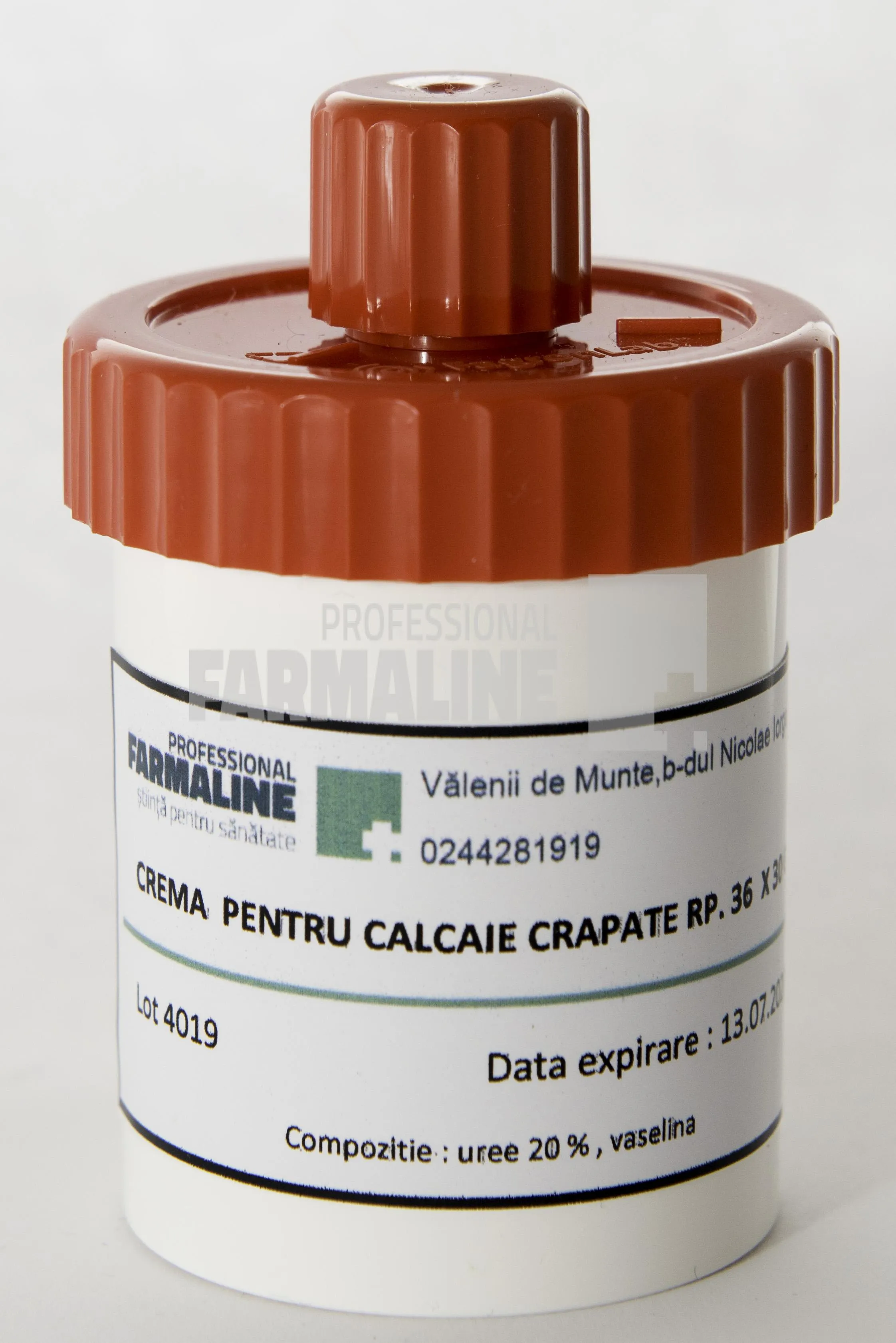 Crema pentru calcaie crapate cu uree 20% 30g