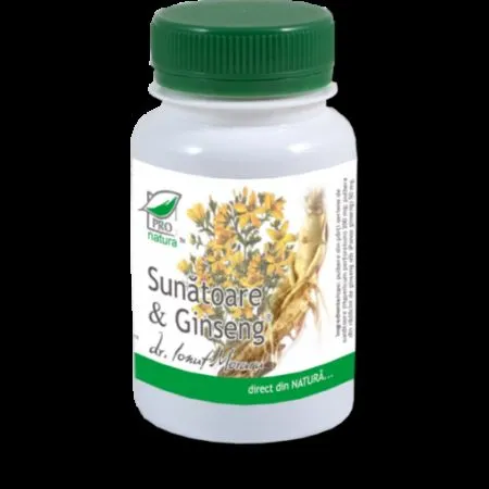 Sunatoare si Ginseng, 150 capsule, Pro Natura