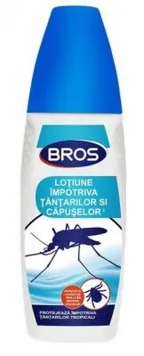 Lotiune impotriva tantarilor si capuselor, 100 ml, Bros