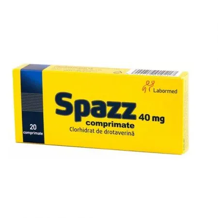 Spazz, 40 mg, 20 comprimate, Labormed Pharma