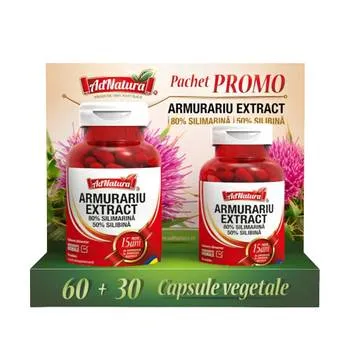 Pachet Armurariu extract, 60 + 30 capsule, AdNatura