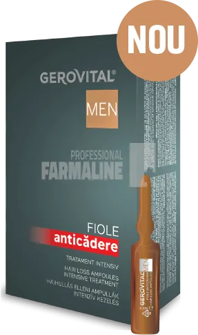Gerovital Men Fiole par anticadere 10 ml 10 bucati