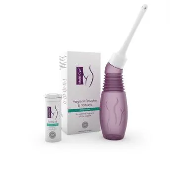 Irigator vaginal Multi-Gyn Vaginal Douche Combipack, 1 bucata + 10 tablete, Bioclin