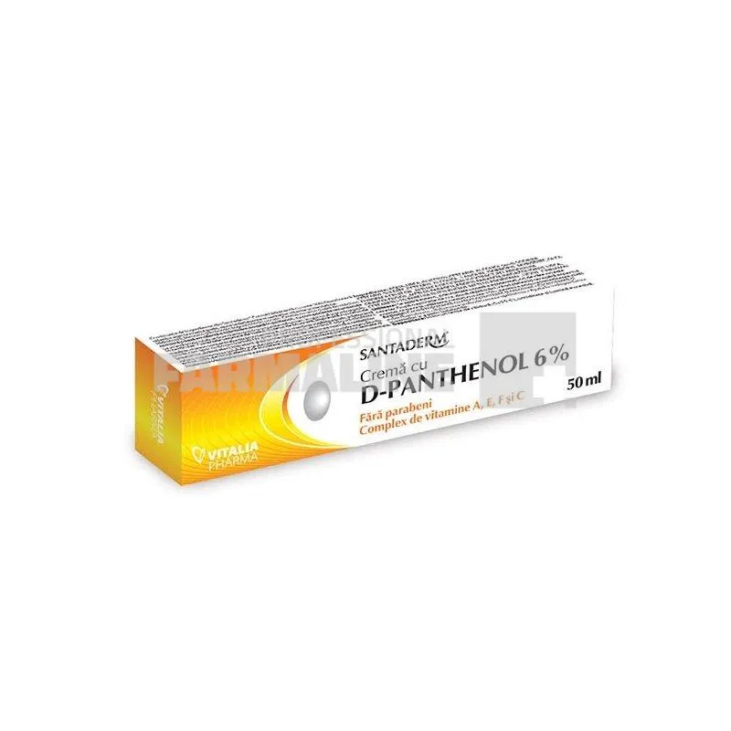 Santaderm Crema cu D-panthenol 6% 50 ml