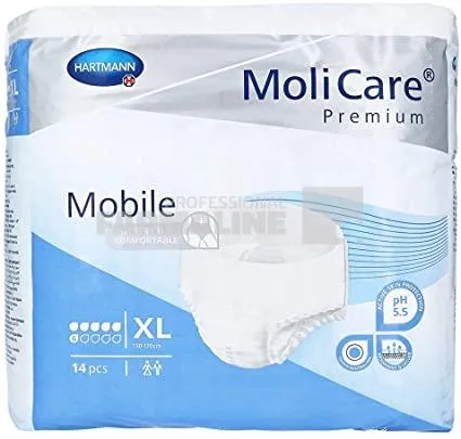 Hartmann Molicare Premium Mobile Chilot pentru incontinenta XL 14 bucati
