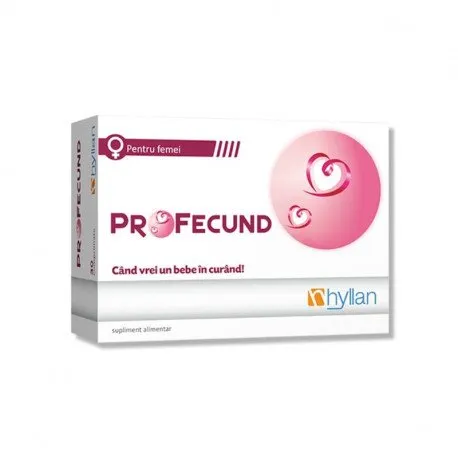 Profecund, 30 capsule, sustinerea fertilitatii