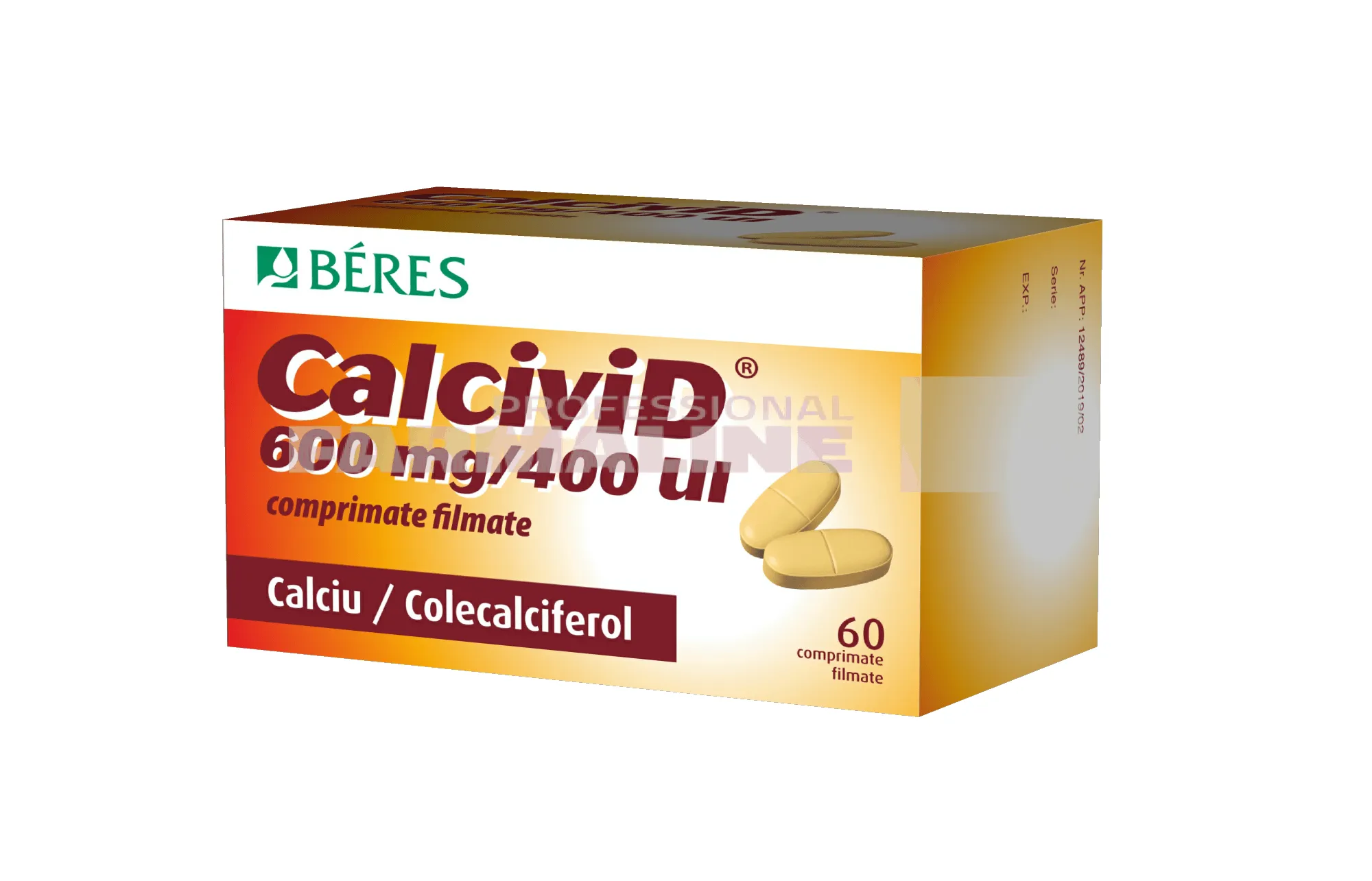 CalciviD 600mg/400UI 60 comprimate