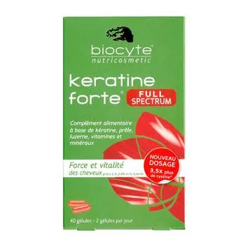 Keratin Forte Full Spectrum, 40 capsule, Biocyte