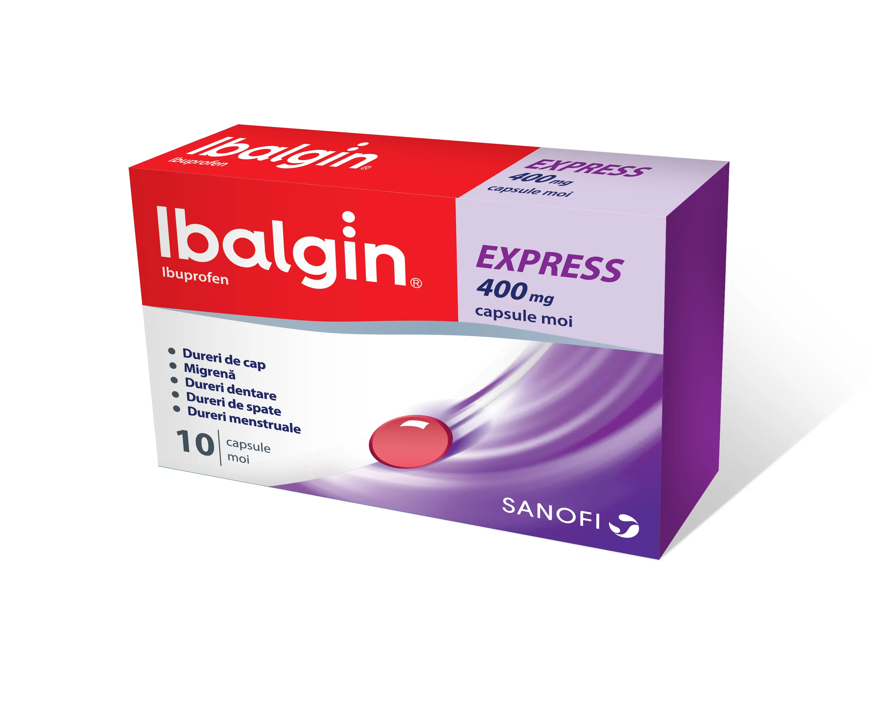 Ibalgin Express 400mg x 10 capsule moi SANOFI