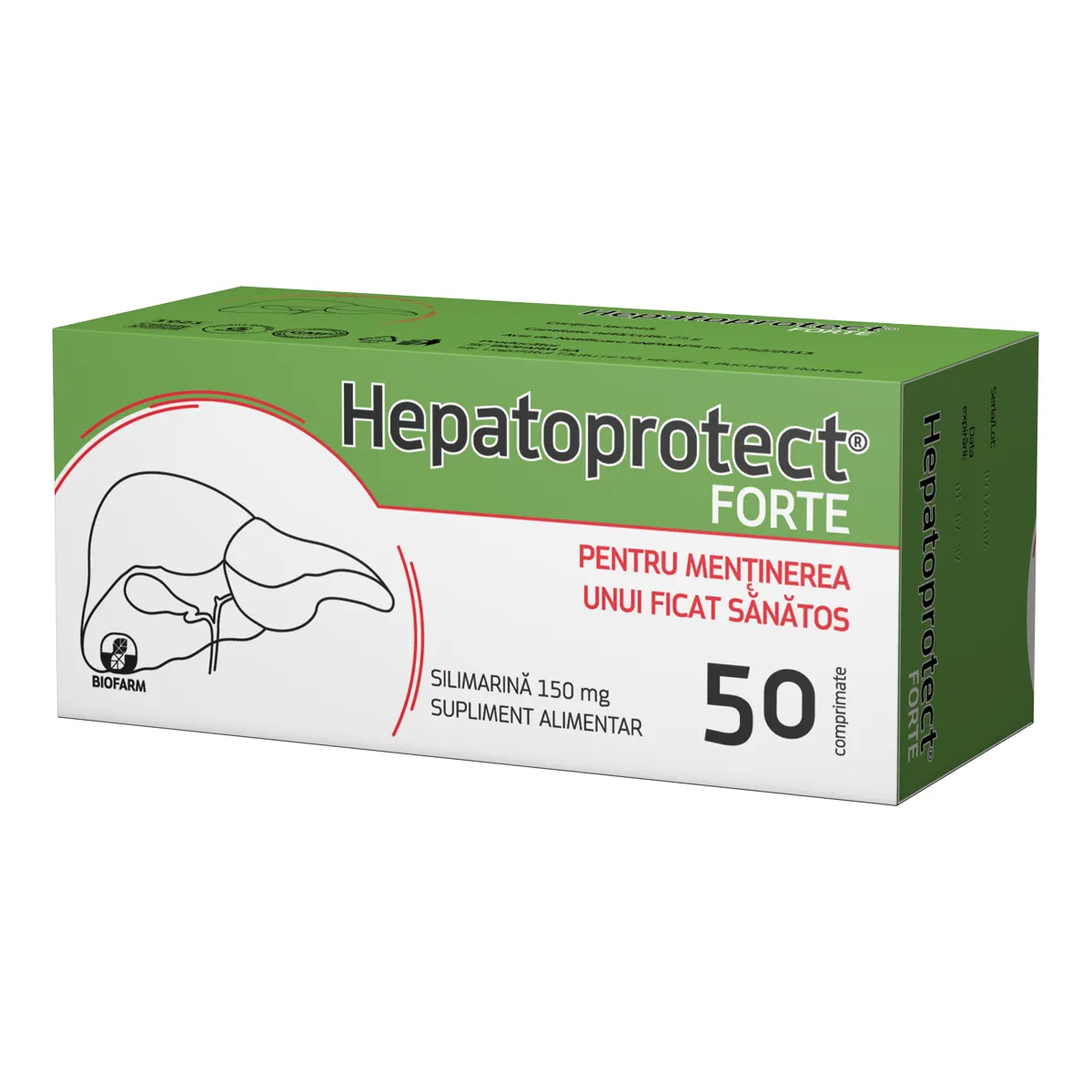 Hepatoprotect Forte 50 comprimate - Biofarm