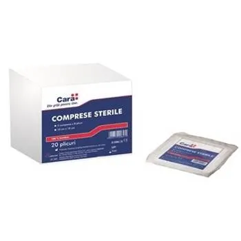 Comprese sterile, 10 x 10cm, Cara