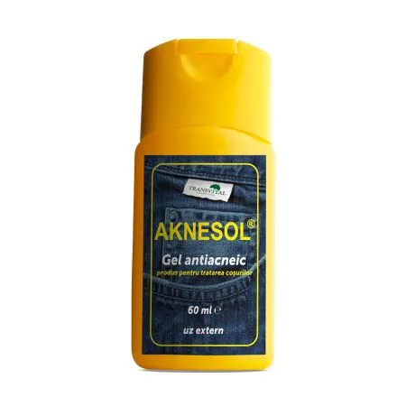 Gel antiacneic Aknesol , 60 ml, Transvital